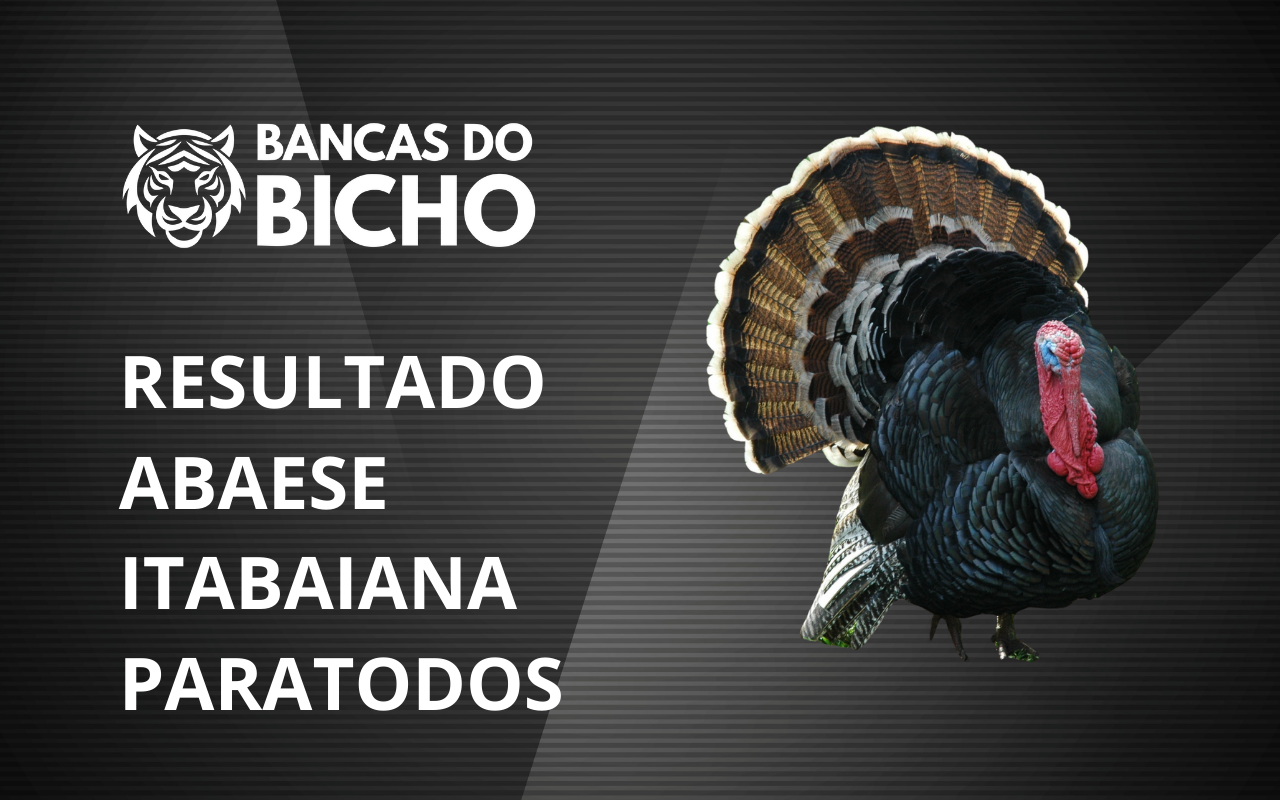Resultado Jogo do Bicho da ABAESE Itabaiana Paratodos 10h hoje, 29/10/2025
