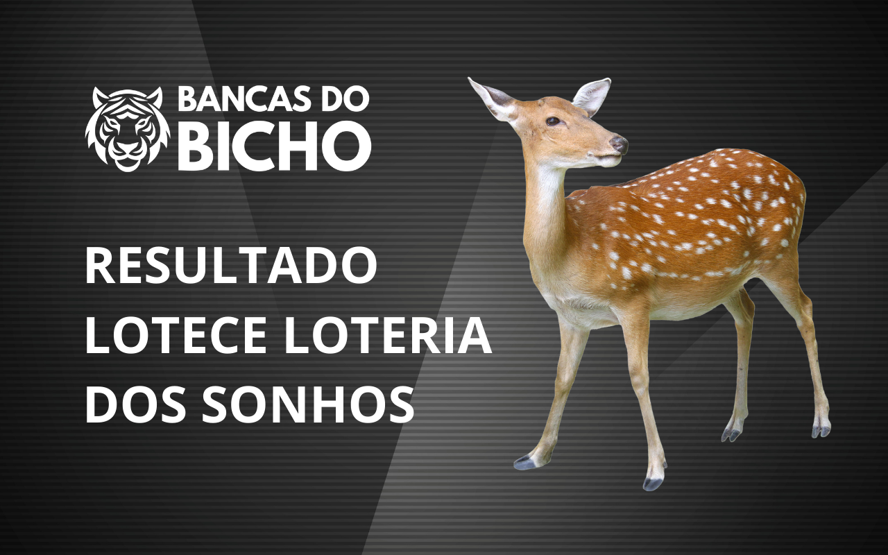 Resultado Jogo do Bicho da Lotece Loteria dos Sonhos 19h hoje, 03/11/2025